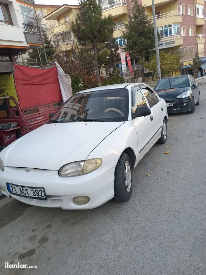 1998 Hyundai Accent 1.3 lPG manuel otomobil - Fotoğraf 2
