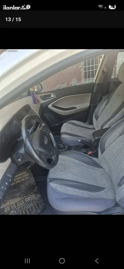 2017 Hyundai i20 1.4 MPI benzinli otomatik otomobil - Fotoğraf 3