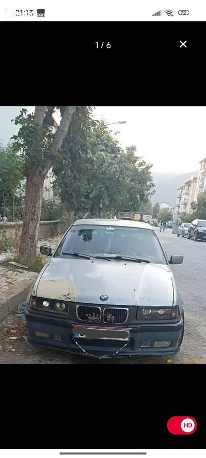 1995 BMW 3 Serisi 320i benzin & LPG manuel otomobil - Fotoğraf 3