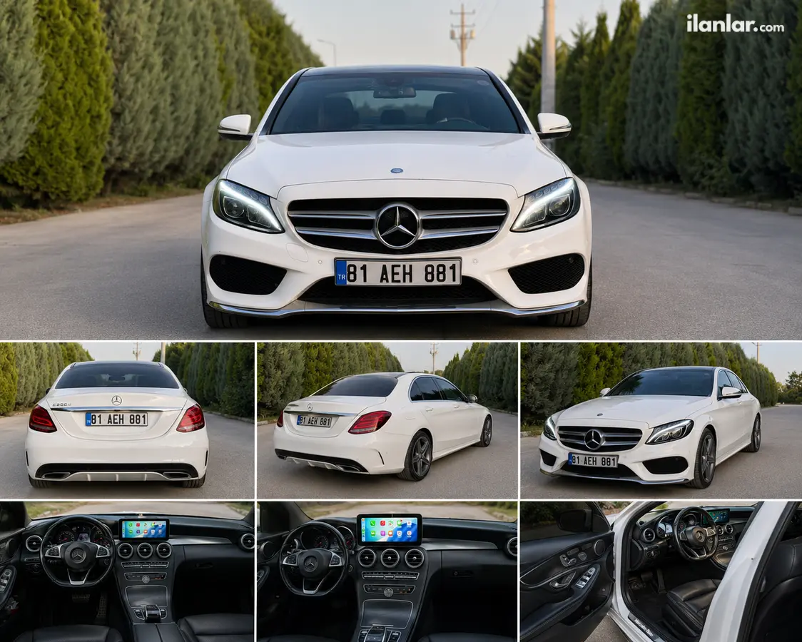 2016 Mercedes - Benz C C 200 d BlueTEC dizel otomatik otomobil - Fotoğraf 2