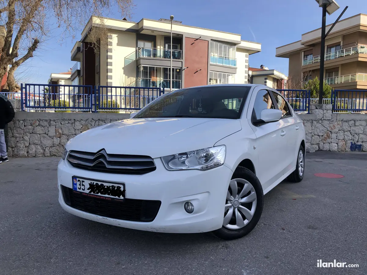 2013 Citroen C-Elysee 1.6 HDi dizel manuel otomobil - Fotoğraf 1
