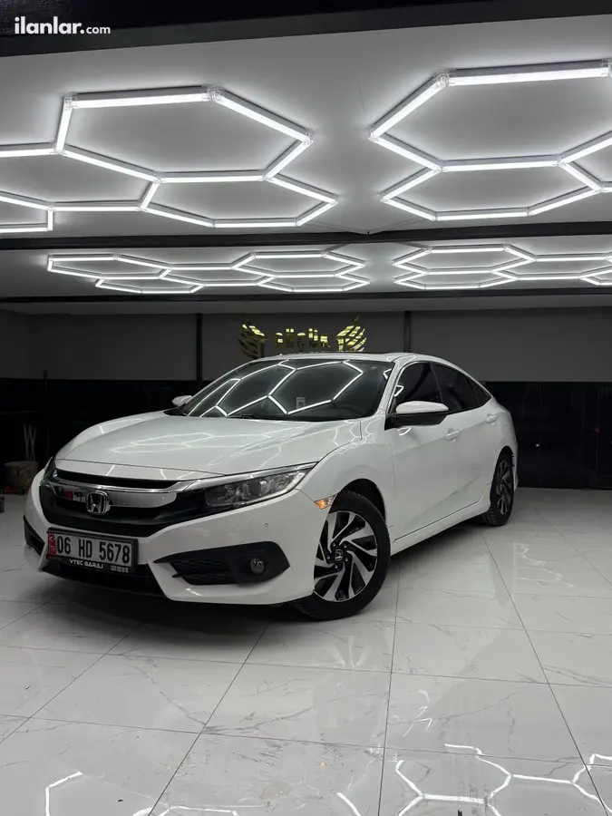 2016 Honda Civic 1.6 i-VTEC benzinli otomatik otomobil - Fotoğraf 1