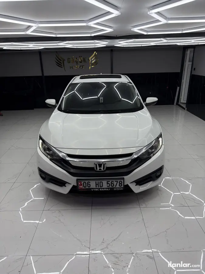 2016 Honda Civic 1.6 i-VTEC benzinli otomatik otomobil - Fotoğraf 2