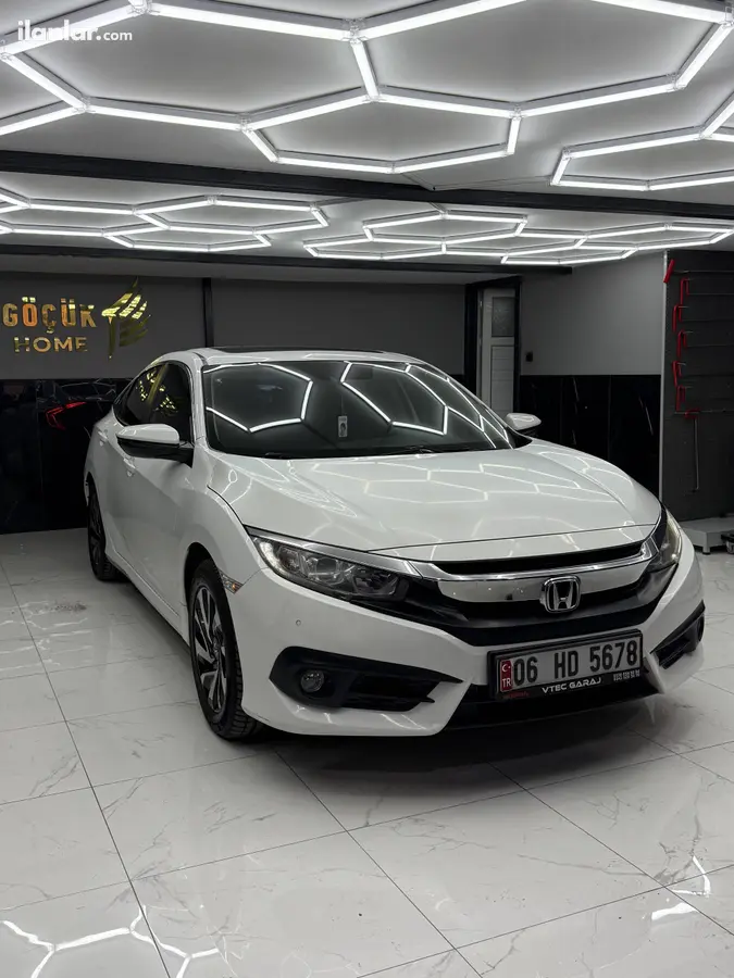 2016 Honda Civic 1.6 i-VTEC benzinli otomatik otomobil - Fotoğraf 3