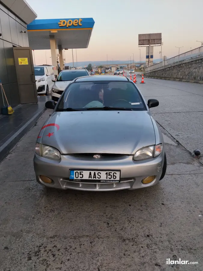 1997 Hyundai Accent 1.3 lPG manuel otomobil - Fotoğraf 1