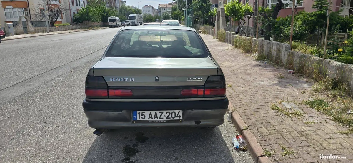 2000 Renault R 19 1.6 Europa benzinli manuel otomobil - Fotoğraf 2