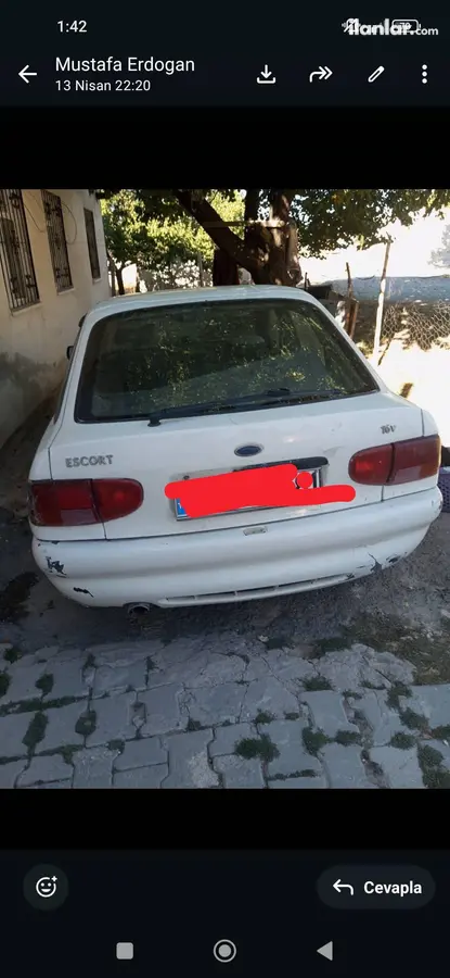 1996 Ford Escort 1.6 benzin & LPG manuel otomobil - Fotoğraf 2