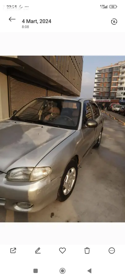 2000 Hyundai Accent 1.3 benzin & LPG manuel otomobil - Fotoğraf 1