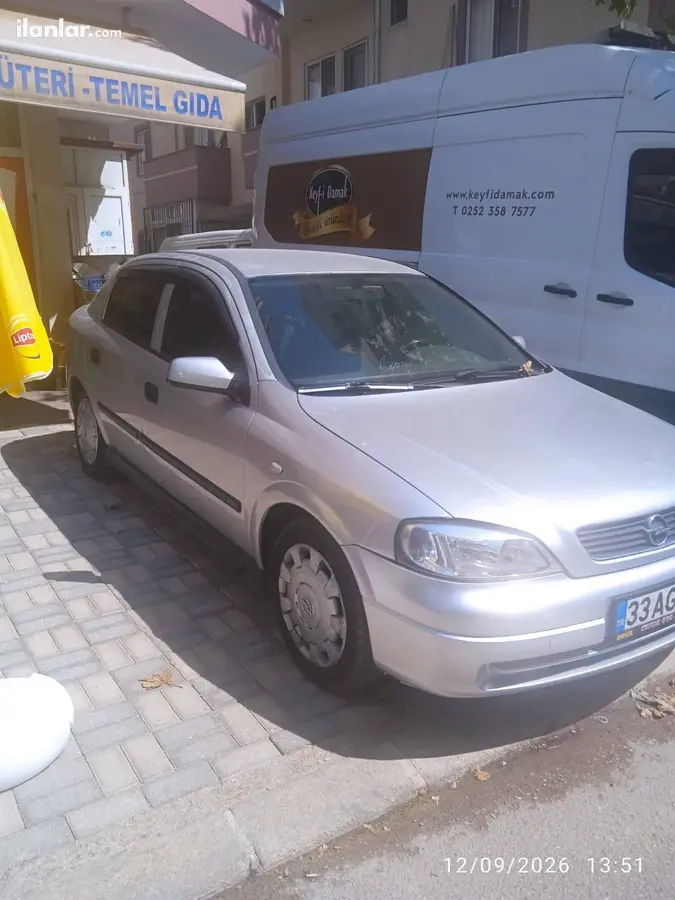 2001 Opel Astra 1.6 benzin & LPG manuel otomobil - Fotoğraf 2