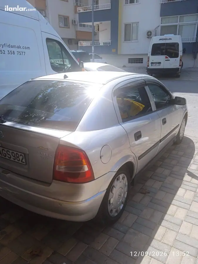2001 Opel Astra 1.6 benzin & LPG manuel otomobil - Fotoğraf 3