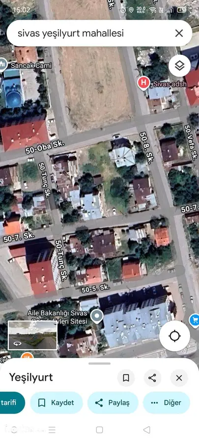 Sivas Merkez Yeşilyurt Mahallesi 454 m² satılık muhtelif Arsa arsa - Fotoğraf 2