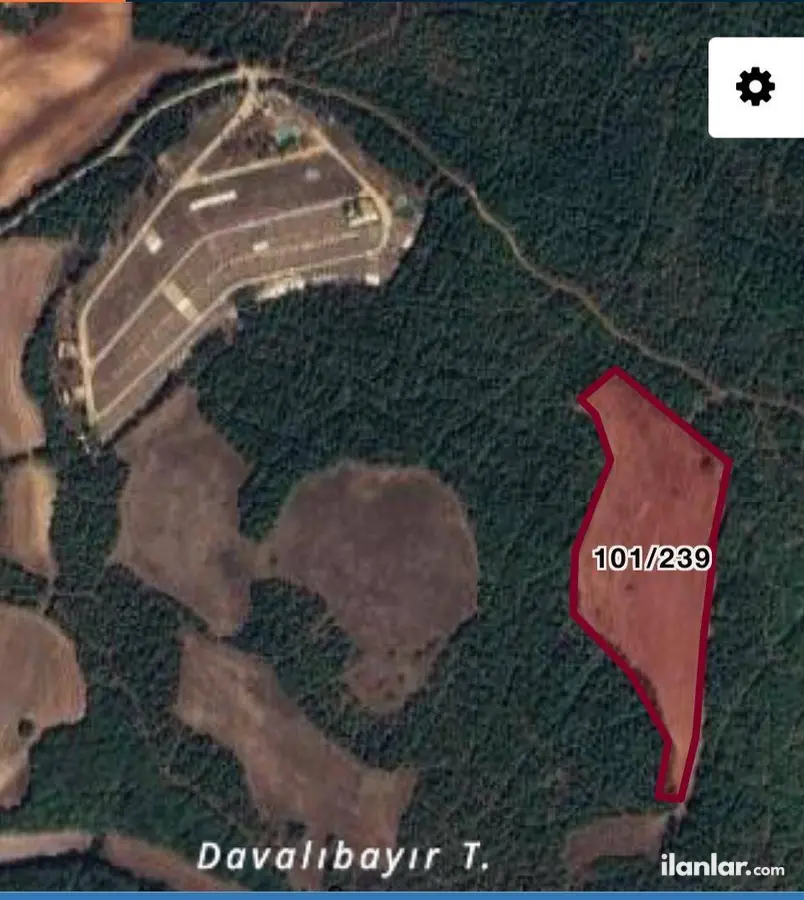 Kırklareli Vize Akpınar Köyü Mahallesi 18.200 m² satılık tarla arsa - Fotoğraf 1
