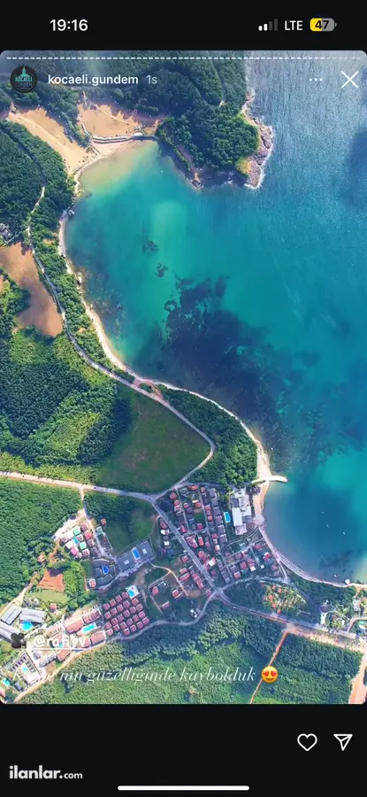 Kocaeli Kandıra Kerpe Mahallesi 980 m² satılık konut arsa - Fotoğraf 2