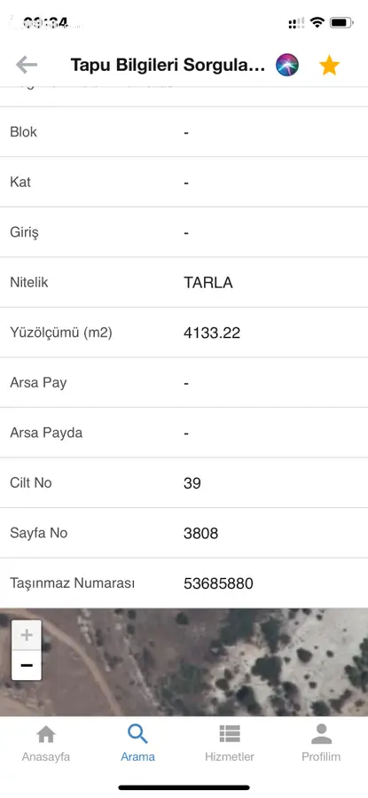 Denizli Bekilli Kutlubey Mahallesi 4.133 m² satılık arazi arsa - Fotoğraf 2