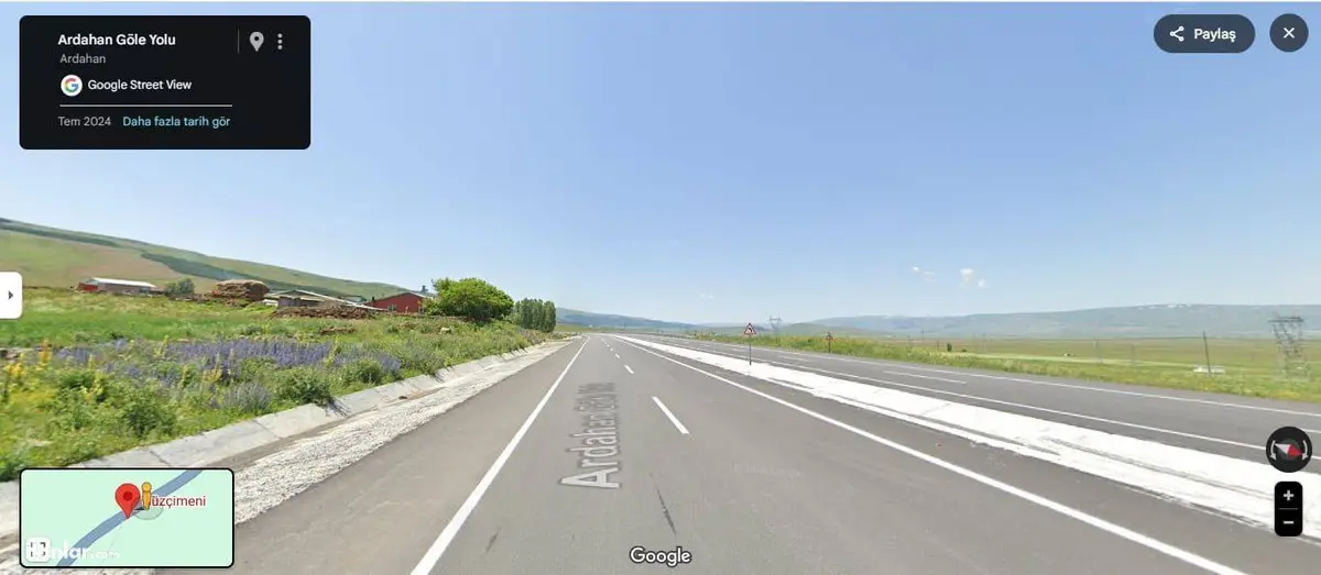Ardahan Merkez Güzçimeni Köyü Mahallesi 215 m² satılık tarla arsa - Fotoğraf 2