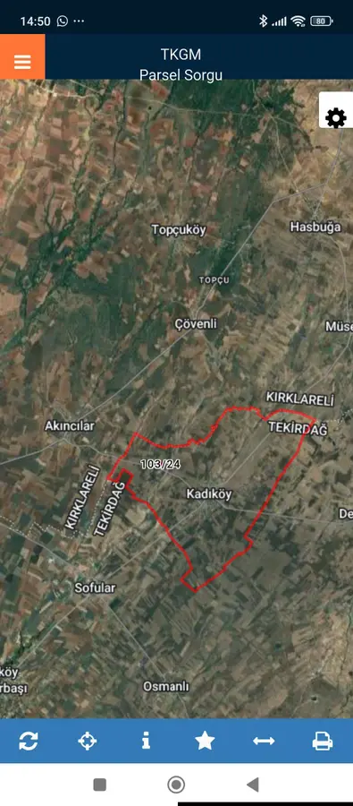 Tekirdağ Saray Kadıköy Mahallesi 300 m² satılık tarla arsa - Fotoğraf 1