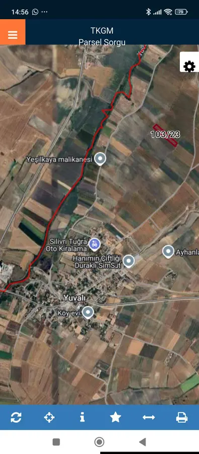 Tekirdağ Saray Yuvalı Mahallesi 269 m² satılık tarla arsa - Fotoğraf 3