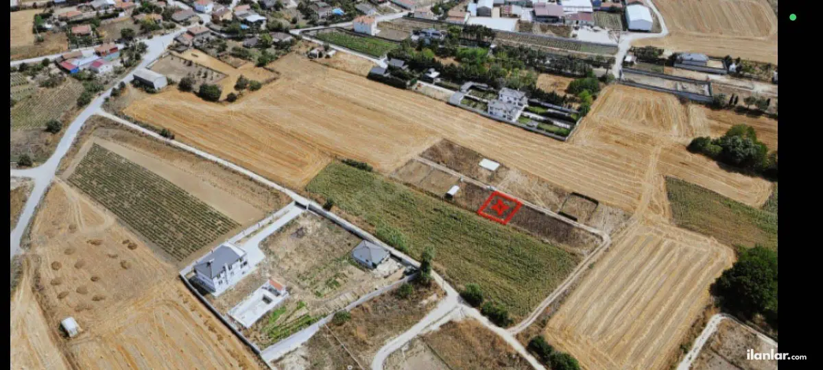 İstanbul Çatalca Elbasan Mahallesi 412 m² satılık tarla arsa - Fotoğraf 2