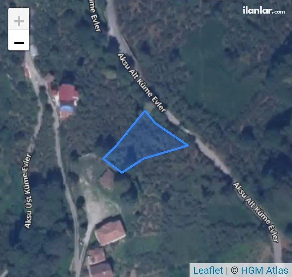 Trabzon Sürmene Aksu Mahallesi 925 m² satılık arazi arsa - Fotoğraf 1