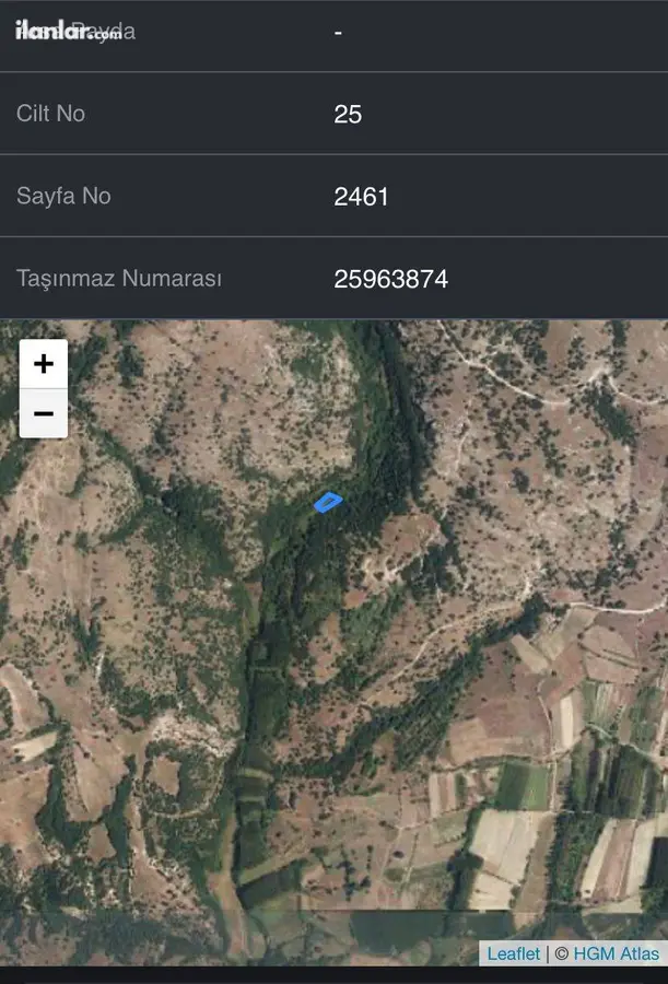 Kırklareli Merkez Armağan Köyü Mahallesi 868 m² satılık tarla arsa - Fotoğraf 1