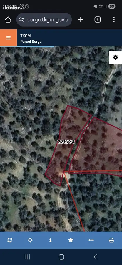 Balıkesir Edremit Ortaoba Mahallesi 648 m² satılık zeytinlik arsa - Fotoğraf 1