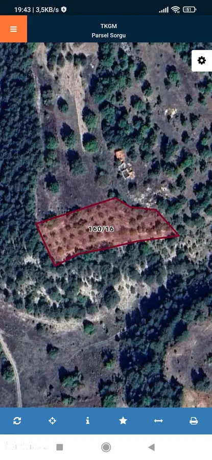 Bursa Keles Harmancık Demirci Mahallesi 3.623 m² satılık bağ & Bahçe arsa - Fotoğraf 1