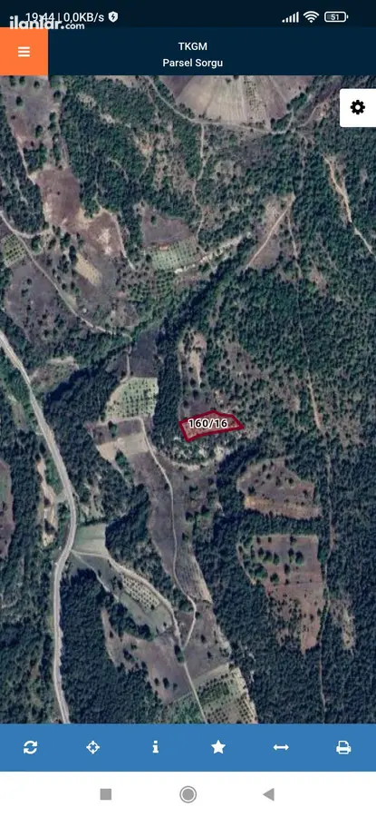 Bursa Keles Harmancık Demirci Mahallesi 3.623 m² satılık bağ & Bahçe arsa - Fotoğraf 2