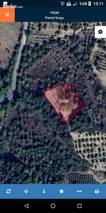Sakarya Geyve Ceceler Mahallesi 2.122 m² satılık bağ & Bahçe arsa - Fotoğraf 2