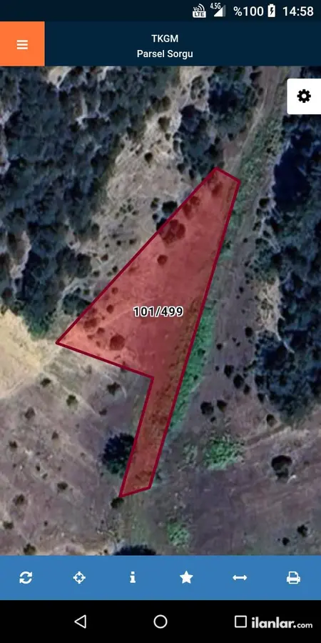 Sakarya Geyve Hisarlık Mahallesi 1.350 m² satılık tarla arsa - Fotoğraf 2