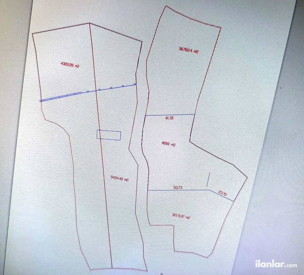 Konya Sarayönü Bahçesaray Mahallesi 4.050 m² satılık tarla arsa - Fotoğraf 1