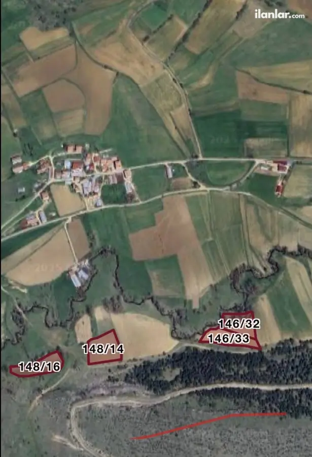 Kastamonu Seydiler İncesu, Merkez Mahallesi 4.070 m² satılık bağ & Bahçe arsa - Fotoğraf 3