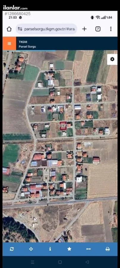Denizli Acıpayam Karahüyük Mahallesi 498 m² satılık konut arsa - Fotoğraf 2