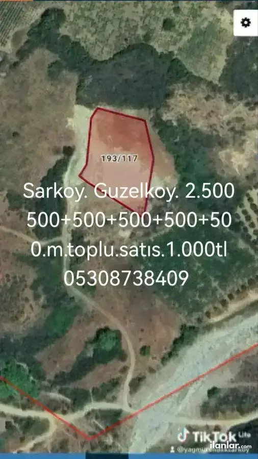 Tekirdağ Şarköy Güzelköy Mahallesi 500 m² satılık bağ & Bahçe arsa - Fotoğraf 3