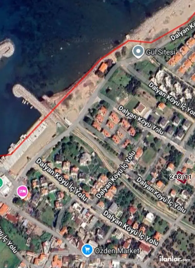 Çanakkale Ezine Dalyan Köyü Mahallesi 236 m² satılık konut arsa - Fotoğraf 1