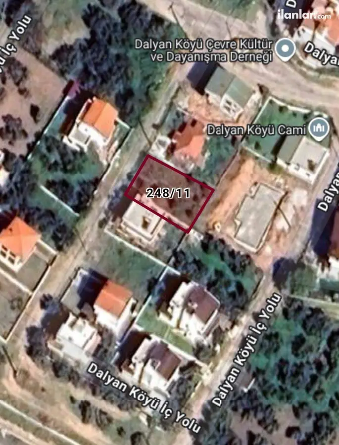 Çanakkale Ezine Dalyan Köyü Mahallesi 236 m² satılık konut arsa - Fotoğraf 3