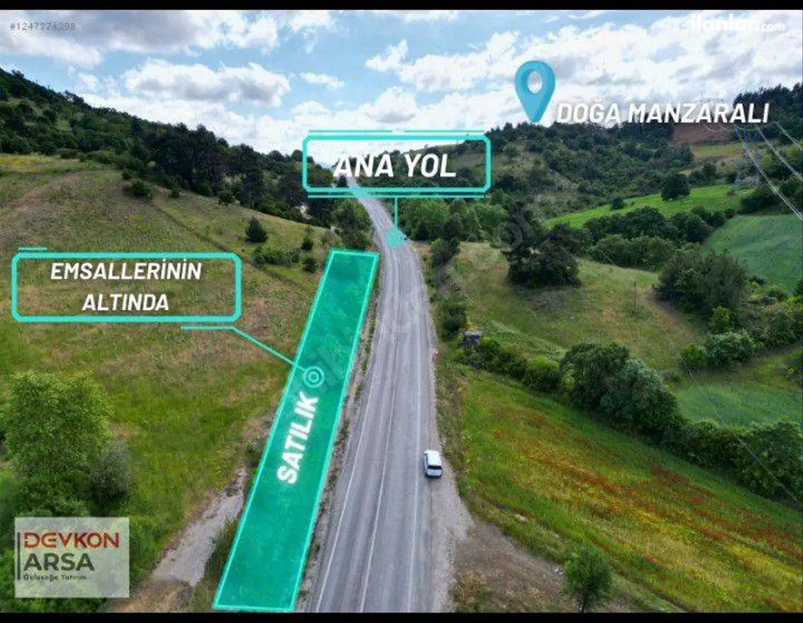 Çanakkale Bayramiç Muratlar Köyü Mahallesi 1.708 m² satılık tarla arsa - Fotoğraf 2