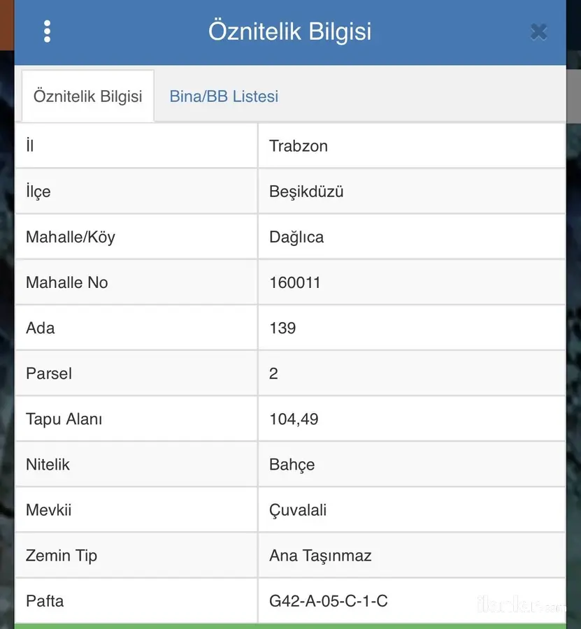 Trabzon Beşikdüzü Dağlıca Mahallesi 58 m² satılık tarla arsa - Fotoğraf 2