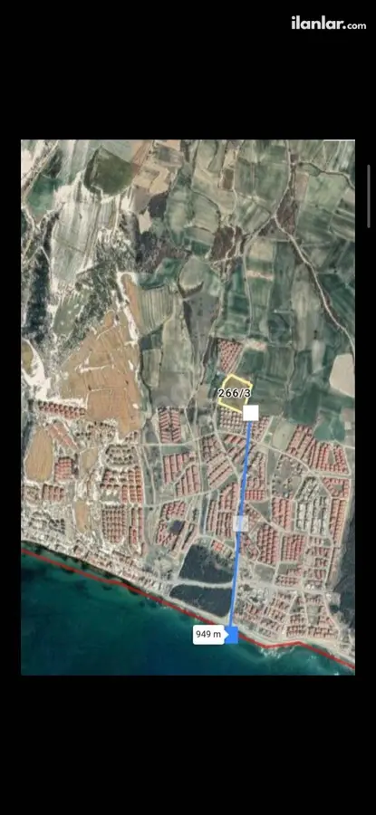 Edirne Keşan Yaylaköy Köyü Mahallesi 426 m² satılık konut arsa - Fotoğraf 2
