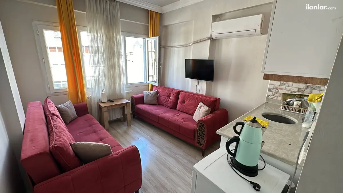 Hatay İskenderun Kurtuluş Mahallesi 1+1 55 m² konut (Turizm Amaçlı Kiralık) daire - Fotoğraf 1