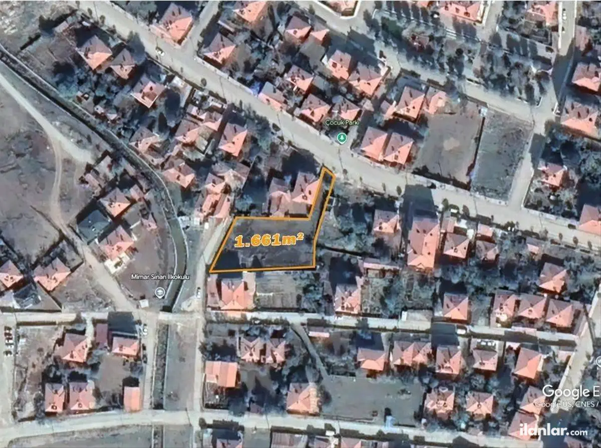 Çorum Alaca Denizhan Mahallesi 1.661 m² satılık konut arsa - Fotoğraf 3