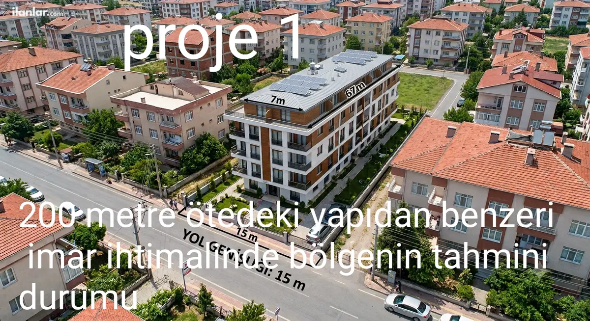 Ankara Akyurt Teberik Mahallesi 925 m² satılık bağ & Bahçe arsa - Fotoğraf 1
