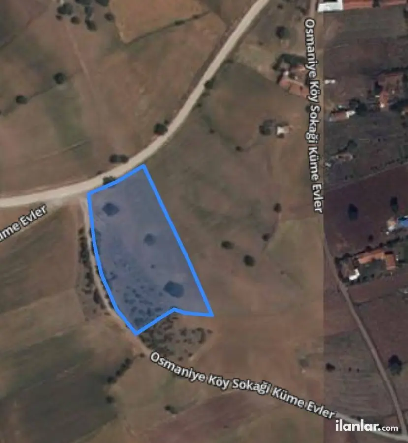 Bilecik Bozüyük Osmaniye Köyü Mahallesi 6.523 m² satılık tarla arsa - Fotoğraf 1