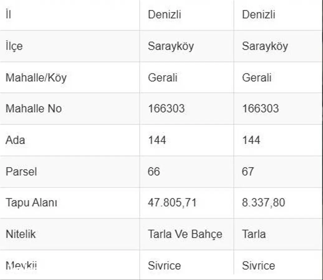 Denizli Sarayköy Gerali Mahallesi 56.122 m² satılık bağ & Bahçe arsa - Fotoğraf 3