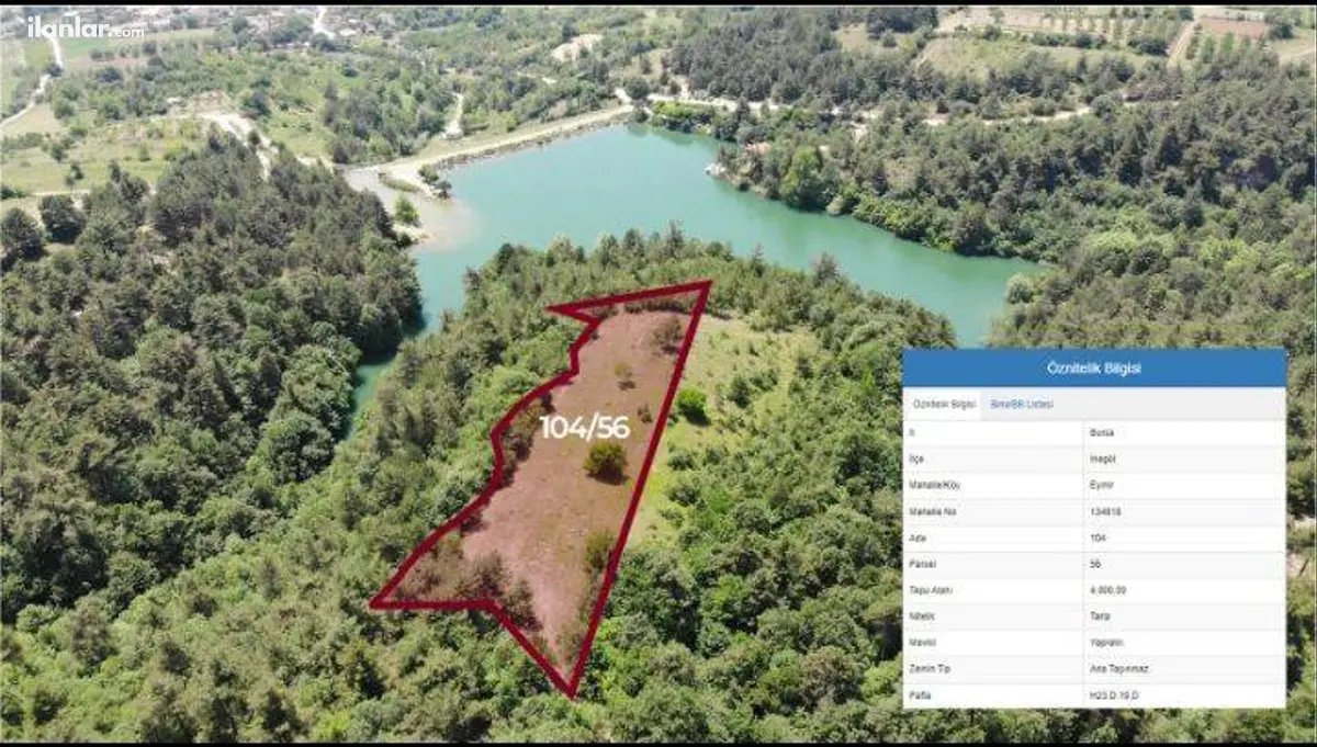 Bursa İnegöl Eymir Mahallesi 4.000 m² satılık arazi arsa - Fotoğraf 3