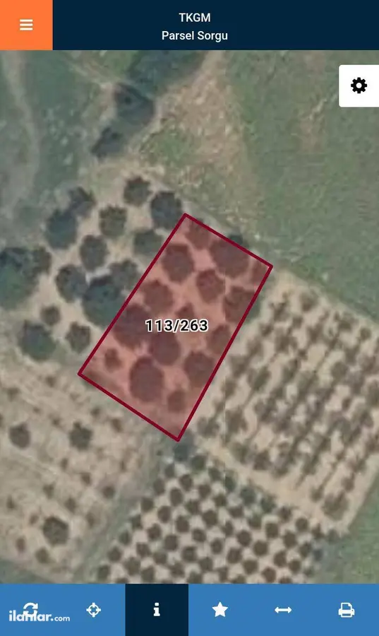 Bursa İnegöl Eymir Mahallesi 1.000 m² satılık bağ & Bahçe arsa - Fotoğraf 1