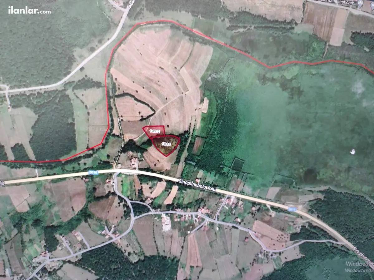 Sinop Merkez Dibekli, Taşlıca Mahallesi 500 m² satılık arazi arsa - Fotoğraf 2