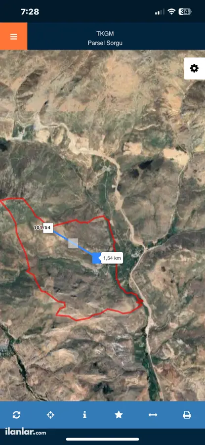 Bayburt Aydıntepe Başpınar Köyü Mahallesi 1.597 m² satılık tarla arsa - Fotoğraf 1