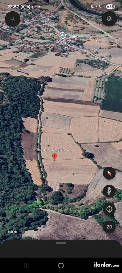 Bursa Mustafakemalpaşa Bük Mahallesi 2.750 m² satılık tarla arsa - Fotoğraf 2