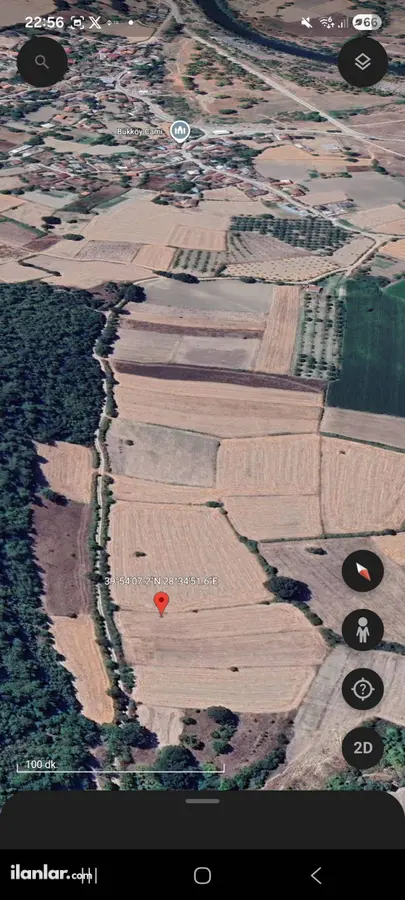Bursa Mustafakemalpaşa Bük Mahallesi 2.750 m² satılık tarla arsa - Fotoğraf 3