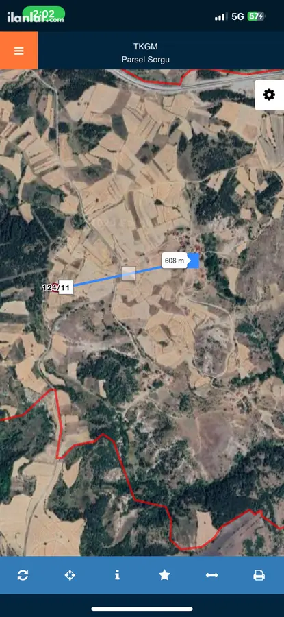 Kastamonu İhsangazi Dağyolu, Kanlıgöl Mahallesi 1.438 m² satılık tarla arsa - Fotoğraf 2